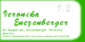 veronika enczenberger business card